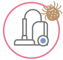 掃除機をかける